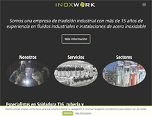 Tablet Screenshot of inoxwork.com